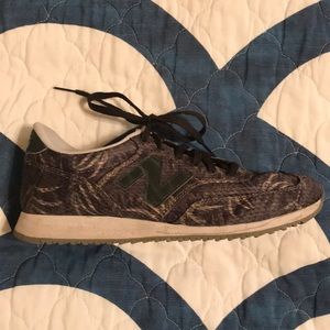 New Balance retro camouflage sneakers